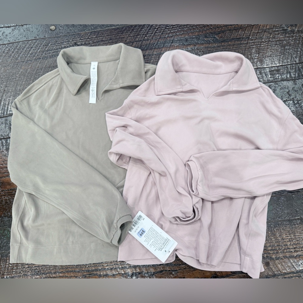 - lululemon 2 TopsBlush Pink & Taupe